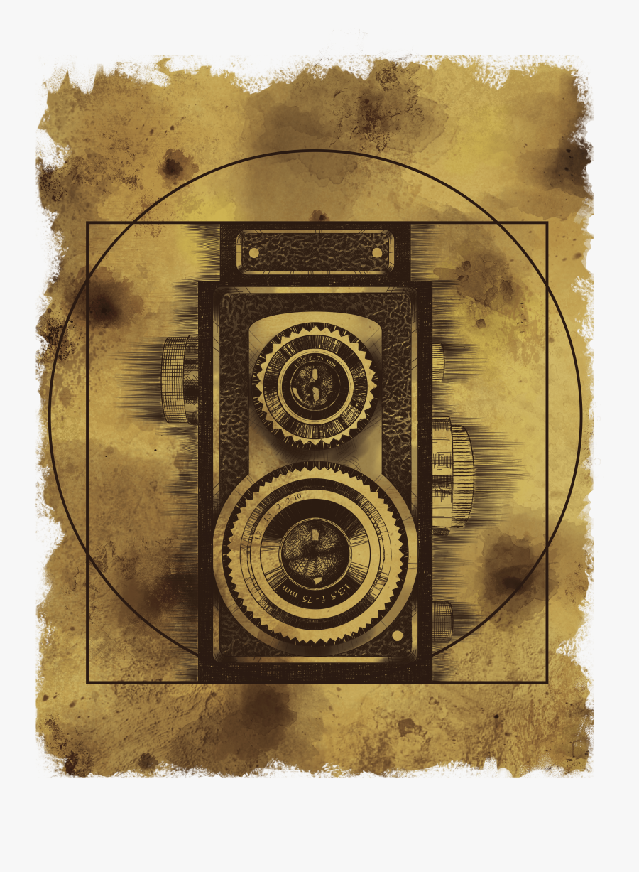 Vitruvian Camera Design, Transparent Clipart