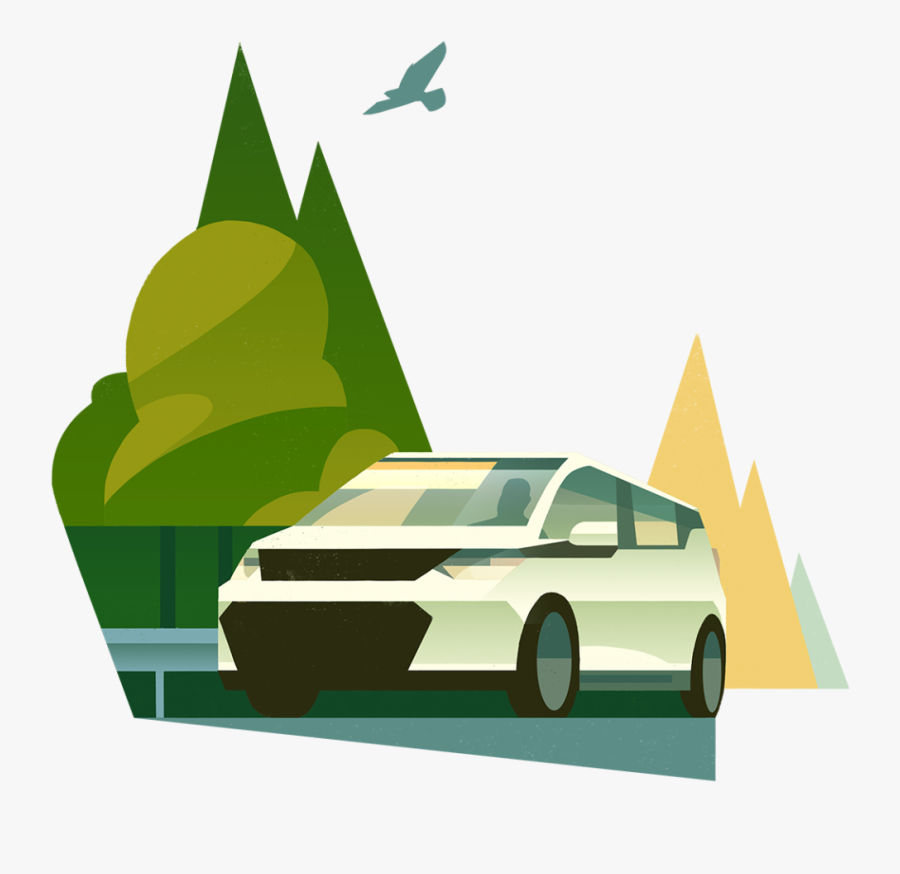 Minivan, Transparent Clipart