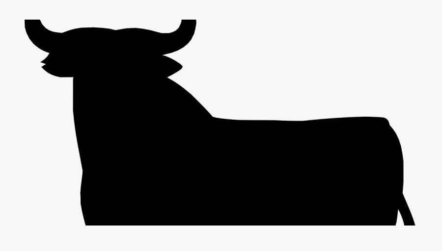 Spanish Fighting Bull Silhouette Taurine Cattle Osborne - Osborne Group, Transparent Clipart