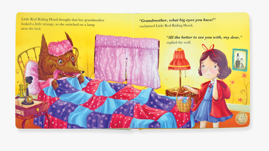 Little Red Riding Hood Hippo, Transparent Clipart