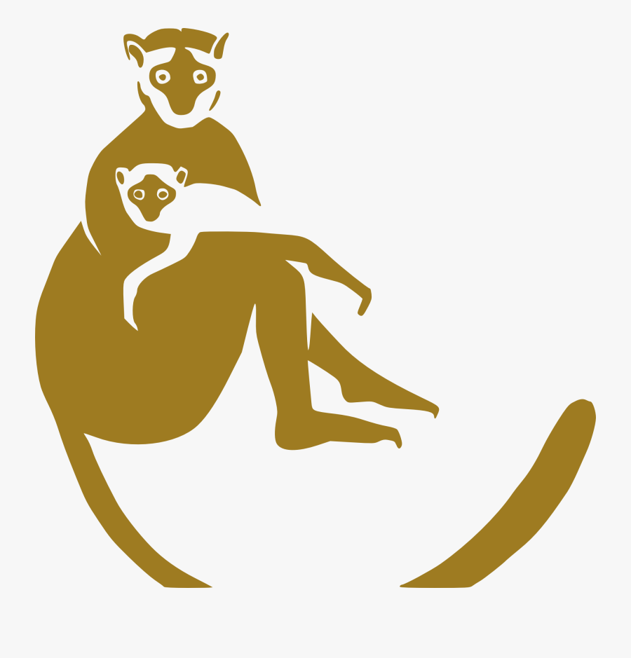 Lemur Free Pnglogocoloring Pages - Lemur Conservation Foundation Png, Transparent Clipart