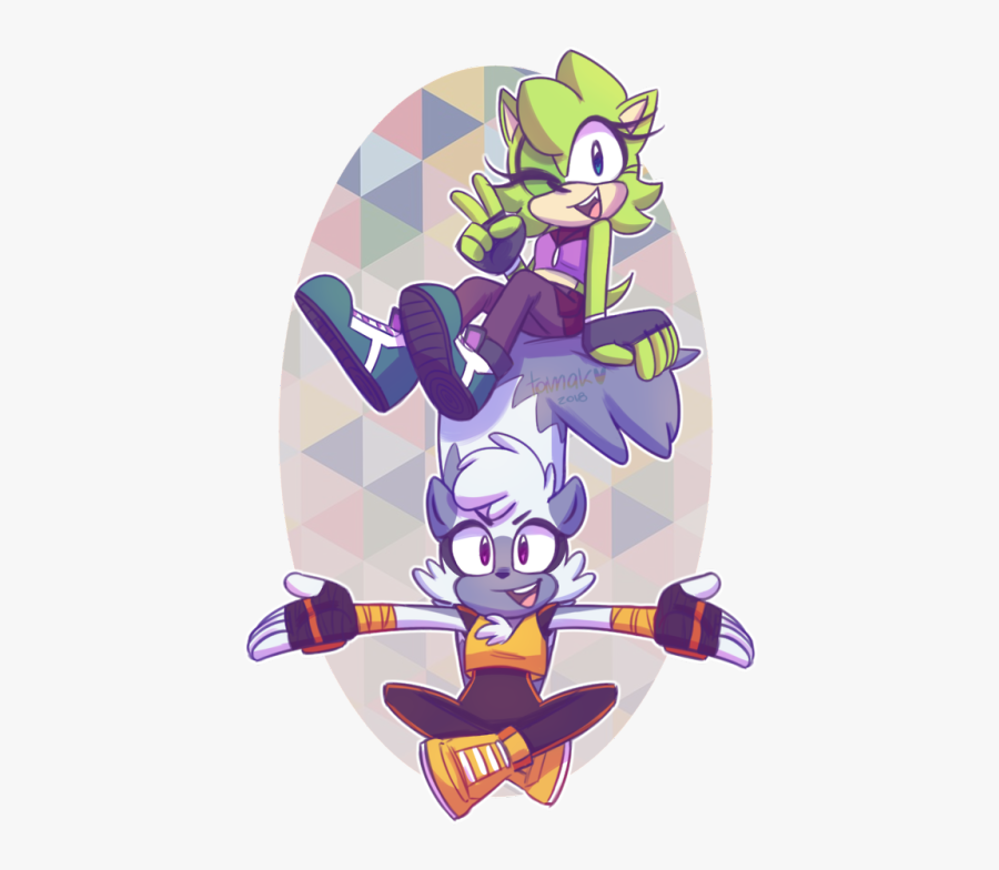 Whisper The Wolf And Tangle The Lemur, Transparent Clipart