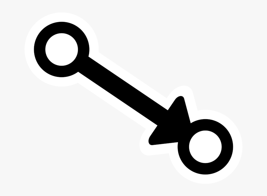 Line Clipart Line Segment - Midpoint Clipart, Transparent Clipart