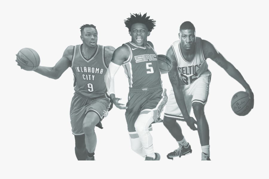 Transparent Basketball Player Clipart Black And White, Transparent Clipart