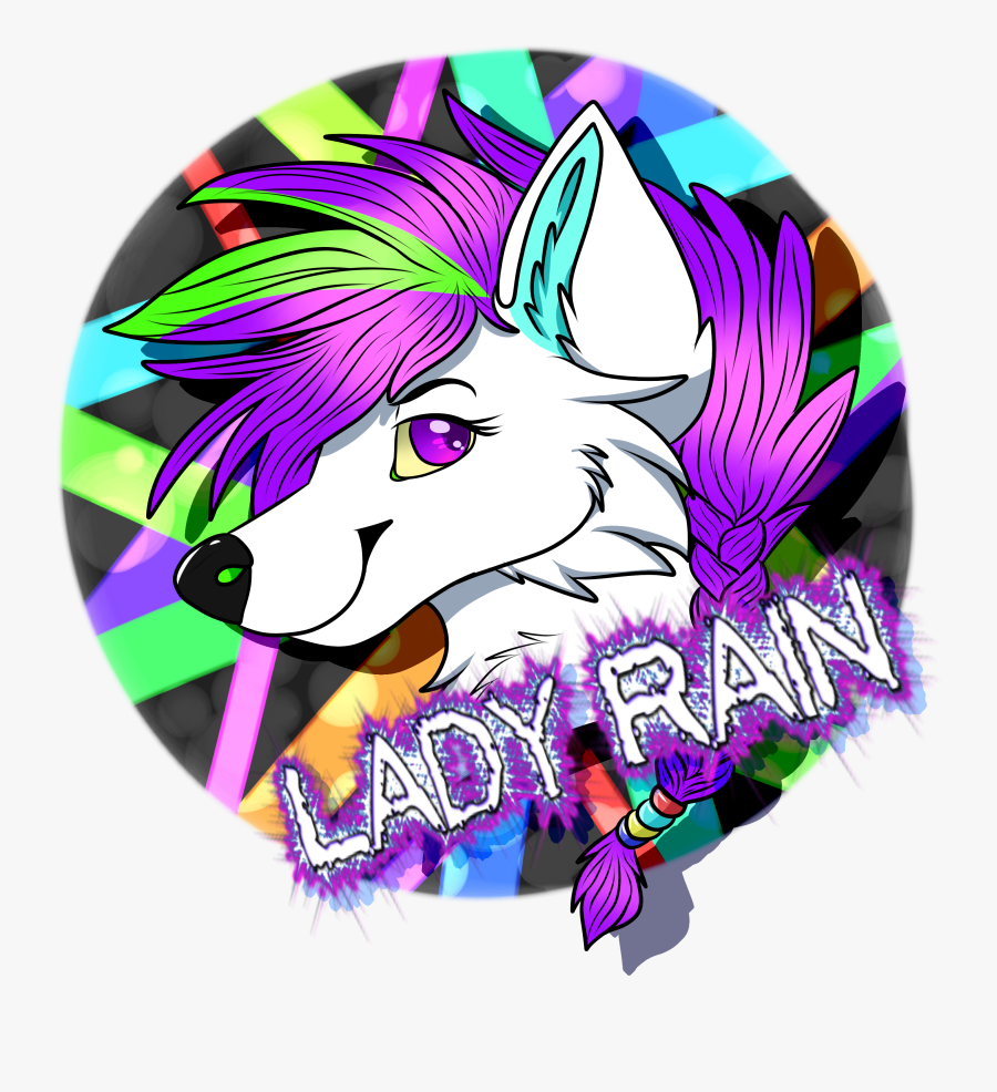 Lady Rain Badge - Illustration, Transparent Clipart