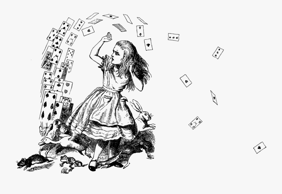 Alice"s Adventures In Wonderland Through The Looking-glass, - Sir John Tenniel Alice In Wonderland, Transparent Clipart