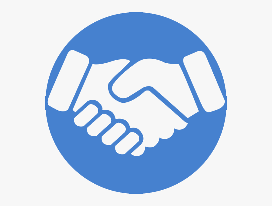 Financial Institution Clipart - Transparent Background Handshake Icon Png, Transparent Clipart