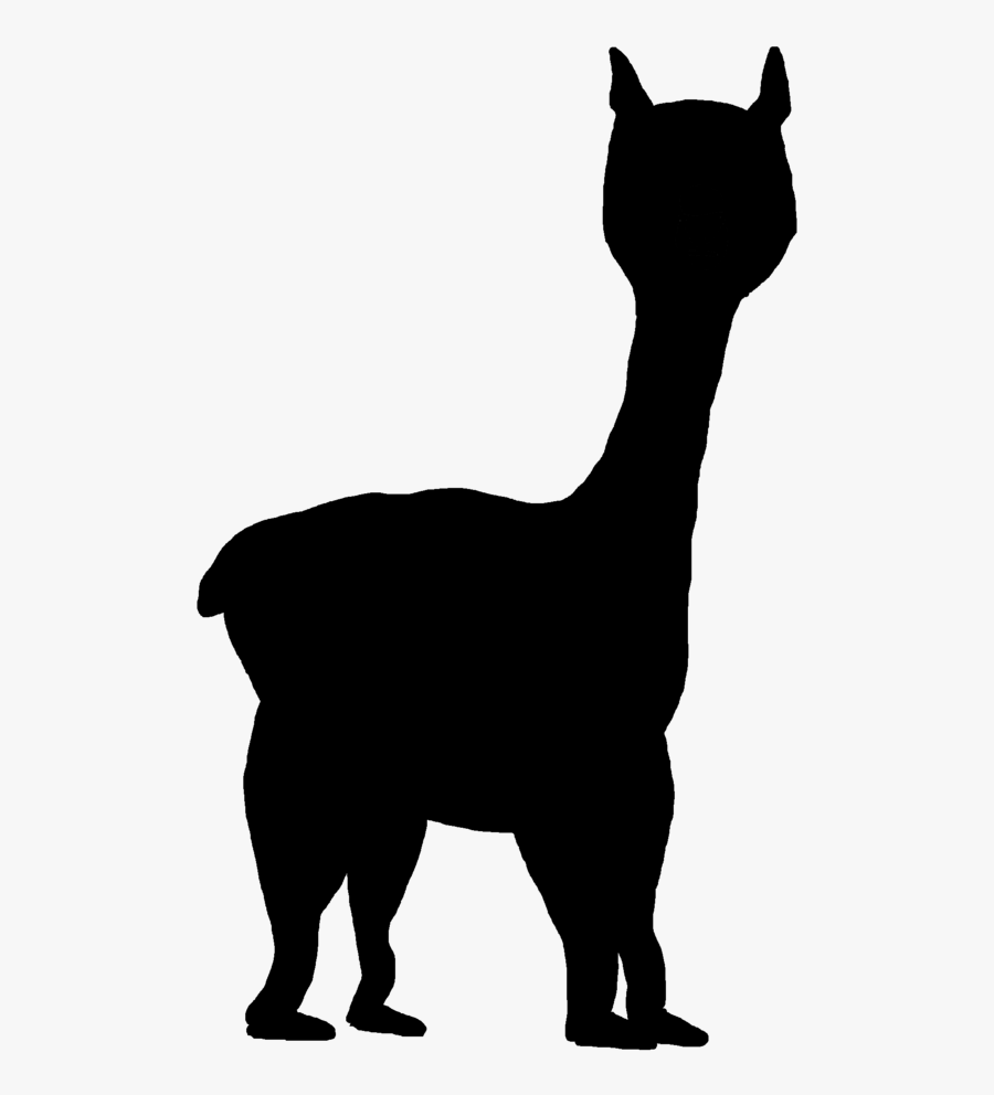 Sphynx Cat Clip Art Whiskers Silhouette Portable Network - Horse And Llama Clip Art, Transparent Clipart