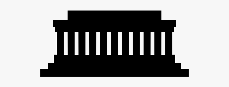 Lincoln Memorial Rubber Stamp"
 Class="lazyload Lazyload - Lincoln Memorial Silhouette Clipart, Transparent Clipart