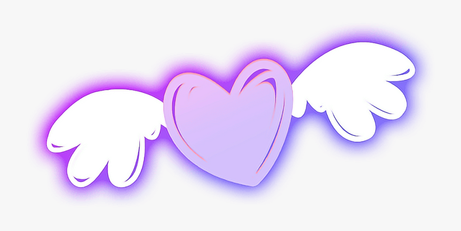 #love #heart #wings #light #cute #lightpainting #luminous, Transparent Clipart