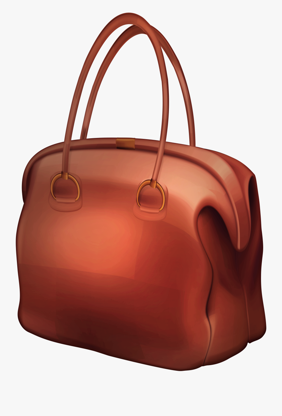 Brown Bag Png Clip Art - Handbag, Transparent Clipart