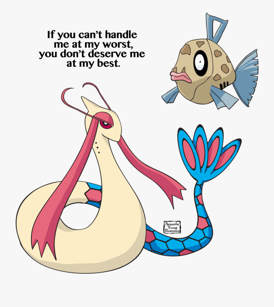 Transparent Milotic Png - Feebas Milotic, Transparent Clipart