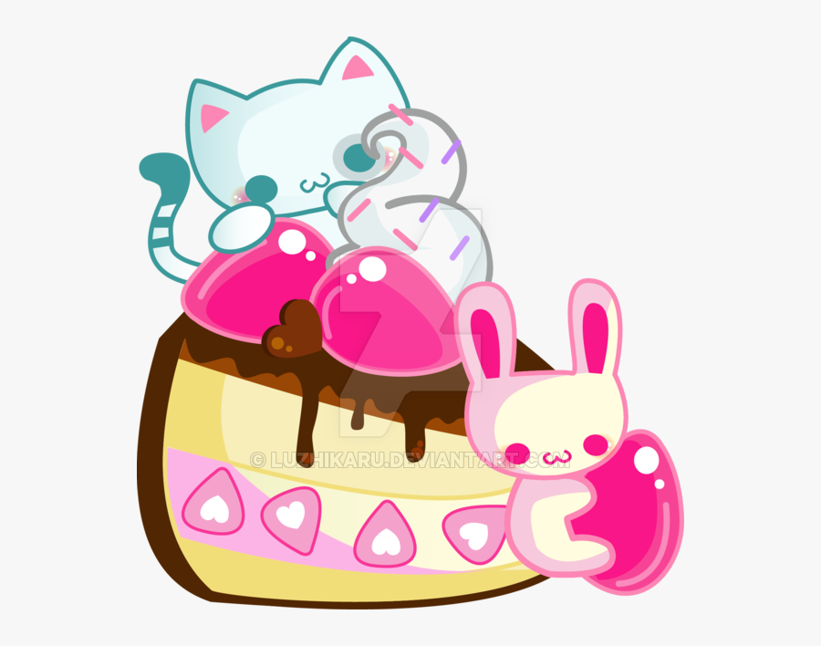Cute Cake By Luzhikaru, Transparent Clipart