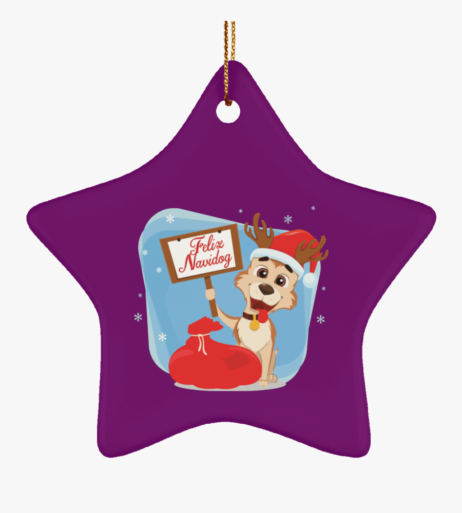 Feliz Navidog Christmas Ornaments - Christmas Ornament, Transparent Clipart