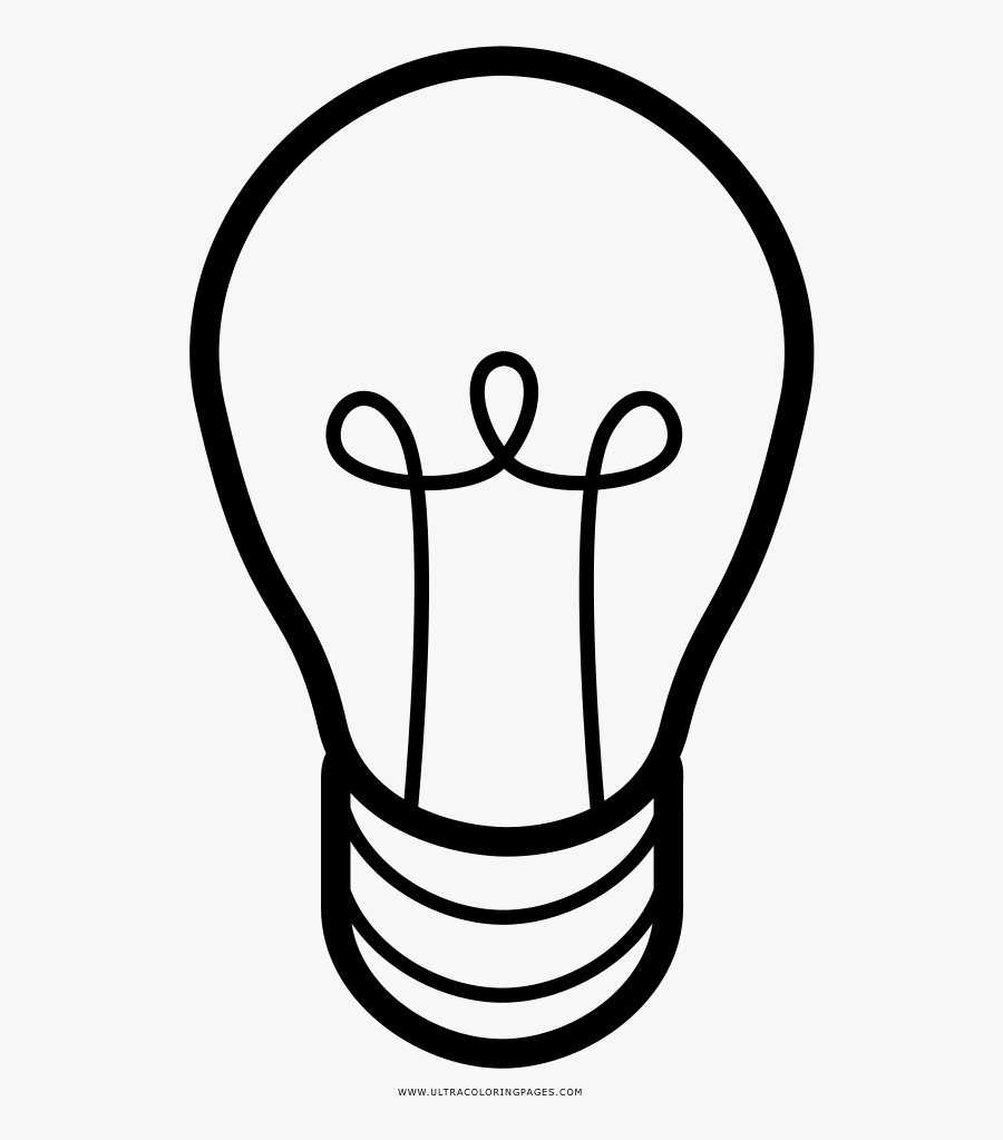 Awesome To Do Light Bulb Coloring Page Ultra Pages - Bombilla Para Colorear Animada, Transparent Clipart