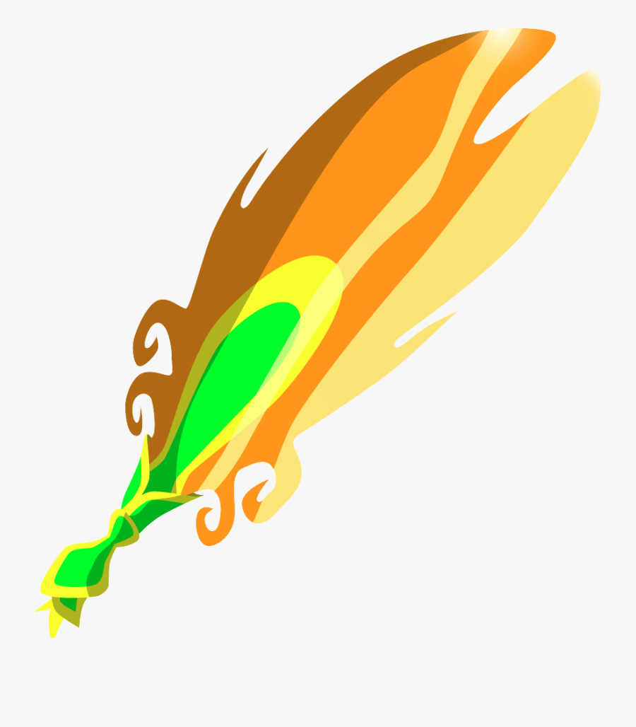 Tww Golden Feather Artwork - Zelda Feather, Transparent Clipart