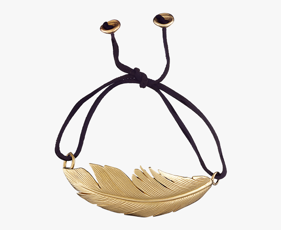 B Feather Leather Bracelet Y, Transparent Clipart