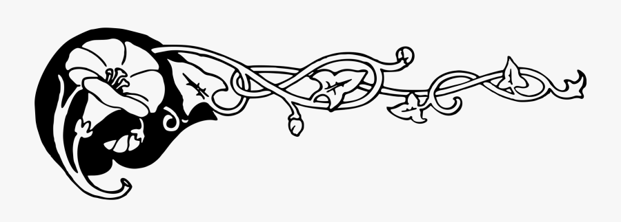 Wing,line Art,plant - Line Art, Transparent Clipart