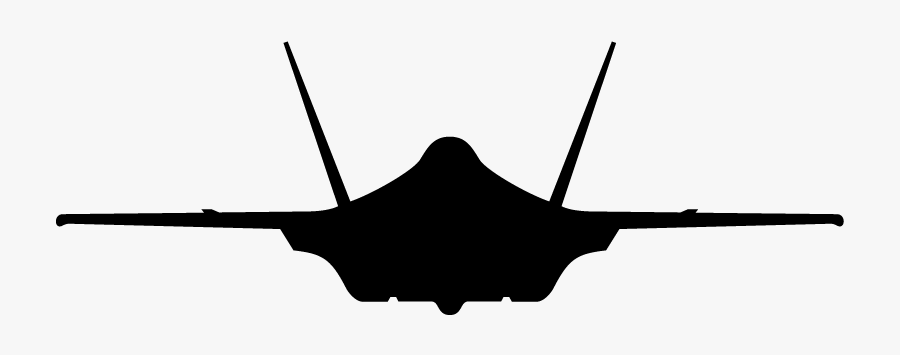 Fighter Aircraft Lockheed Martin F 22 Raptor F 35a - F 22 Raptor Silhouette, Transparent Clipart
