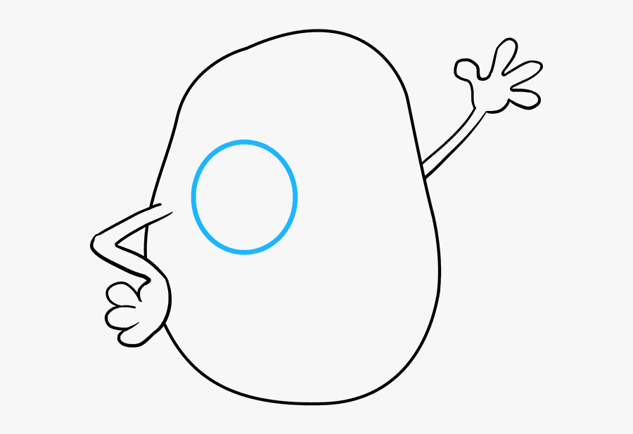 How To Draw Potato - Potato Drawing, Transparent Clipart