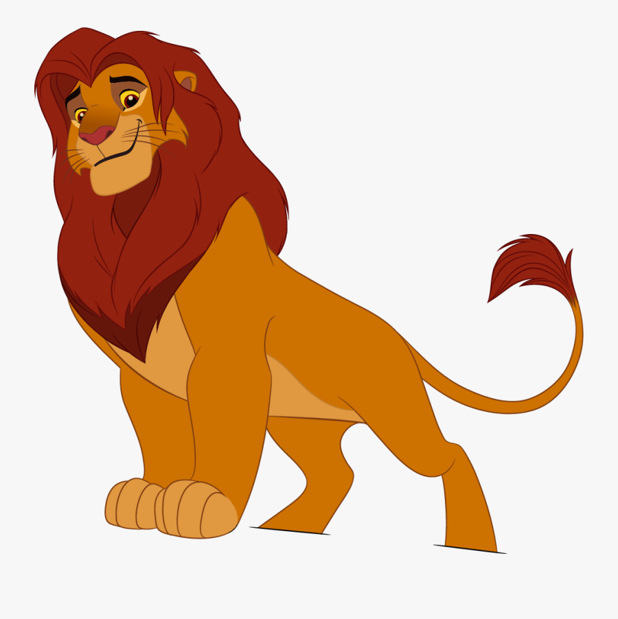 Catch Father Of Kion In The All - Lion Guard Kion Adult, Transparent Clipart