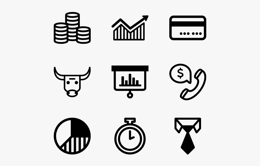 Stock Market Icon Vector, Transparent Clipart