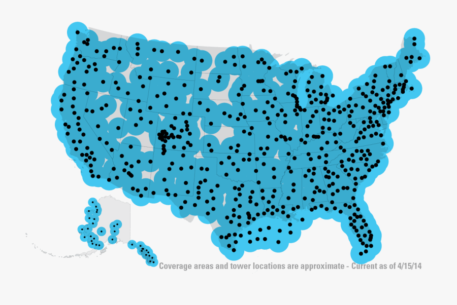 Ads B Coverage Map, Transparent Clipart