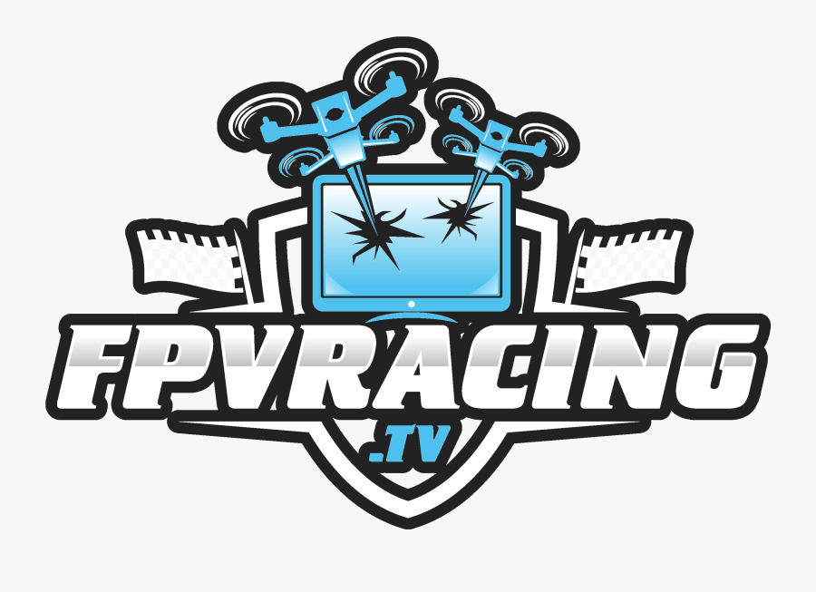 Racing Drones - Fpv Drone Racing Logo, Transparent Clipart