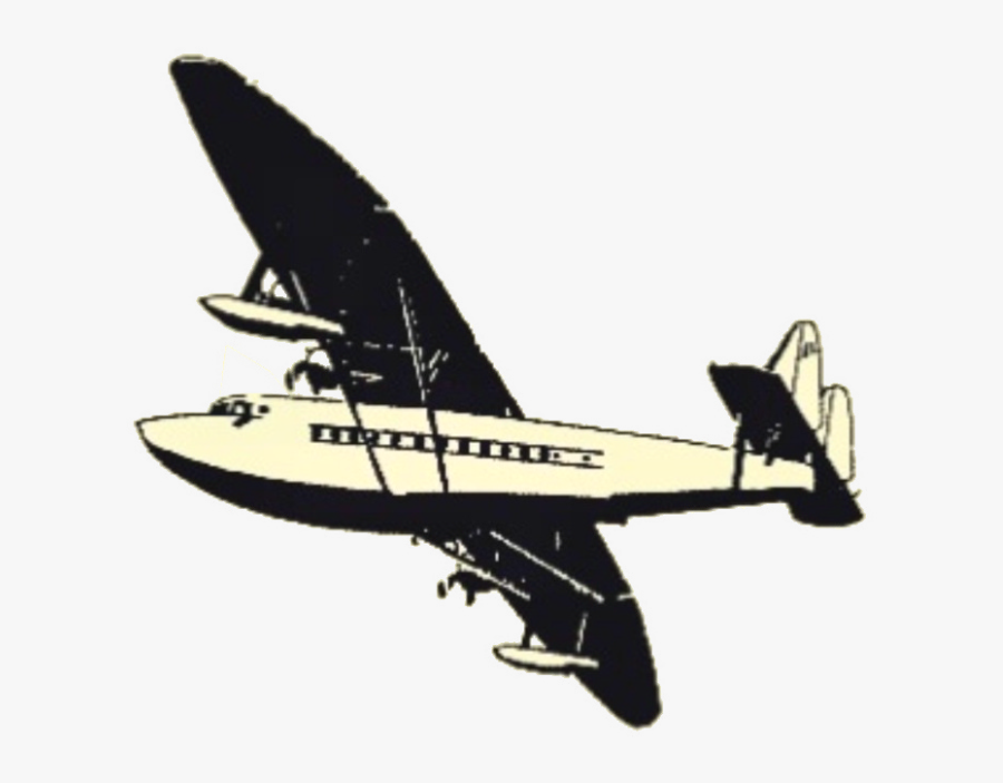 Airplane Aircraft Aviation Art - Vintage Airplane Art, Transparent Clipart