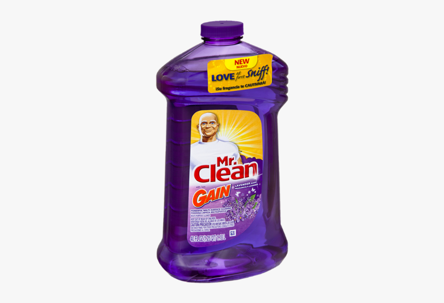 Lavender Mr Clean Floor Cleaner, Transparent Clipart