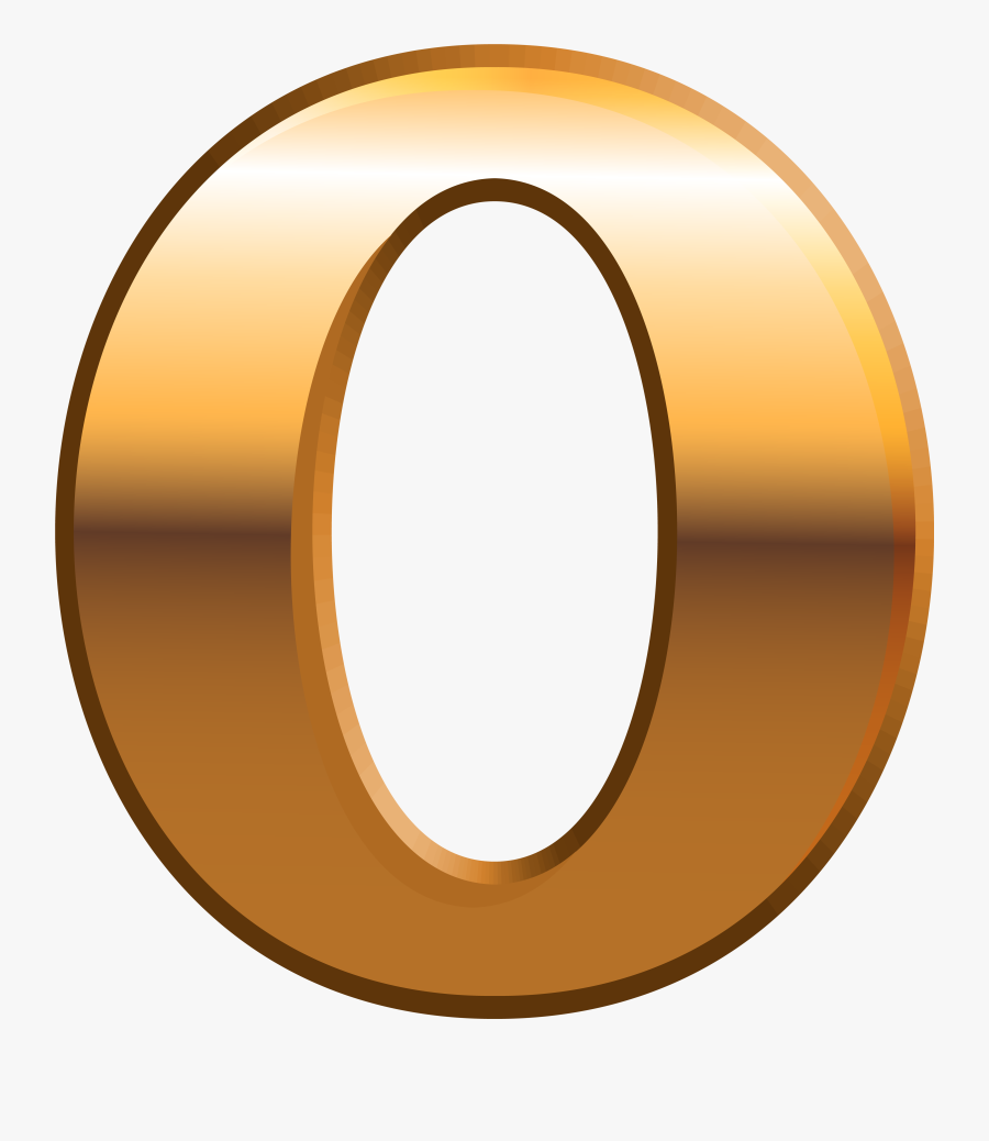 Gold Number Png Gallery - Zero Clipart, Transparent Clipart