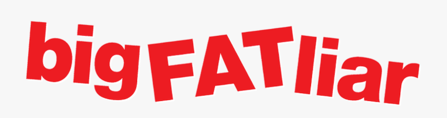 Big Fat Liar Logo, Transparent Clipart