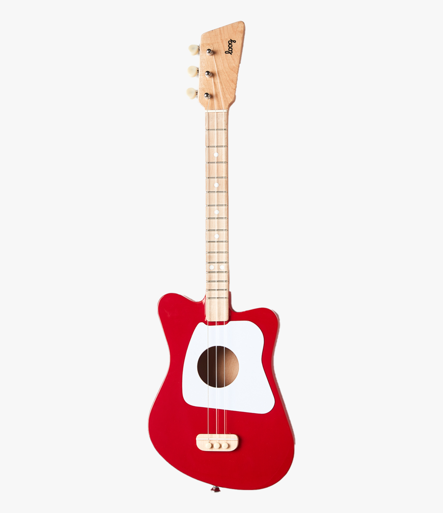 Loog Guitar Red - Loog Mini Guitar, Transparent Clipart