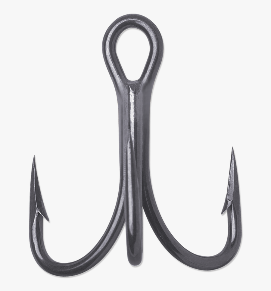 Coastal Black - Vmc O Treble Hooks, Transparent Clipart