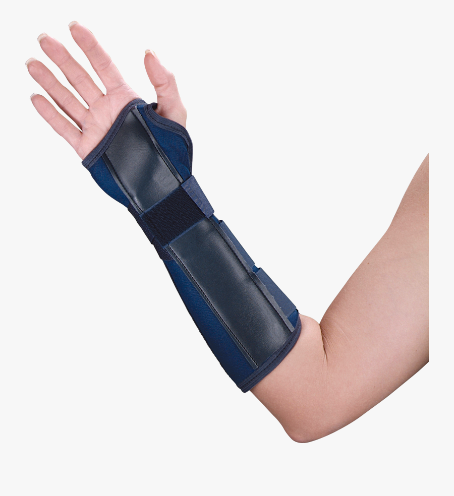 Transparent Forearm Png - Removable Splint For Radial Fractures, Transparent Clipart