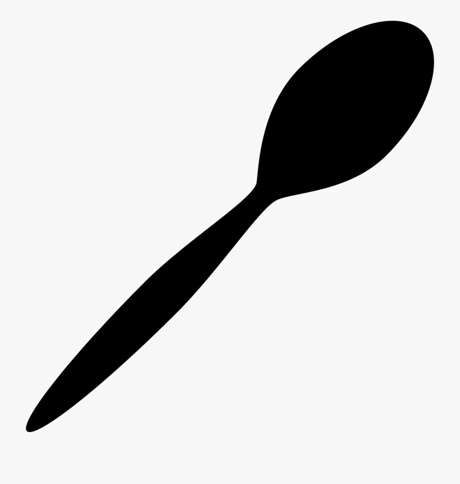 Teaspoon - Silueta Tenedor Png, Transparent Clipart