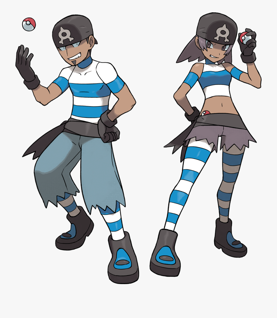 Janitor Clipart Peon - Pokemon Team Aqua Grunt, Transparent Clipart