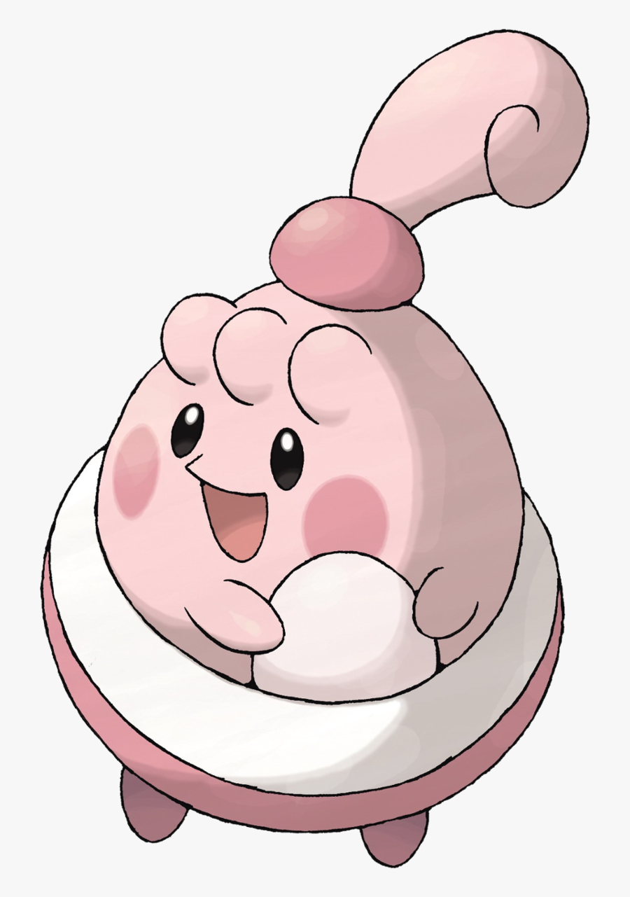 #happiny From The Official Artwork Set For #pokemon - Pokemon Holding Egg, Transparent Clipart