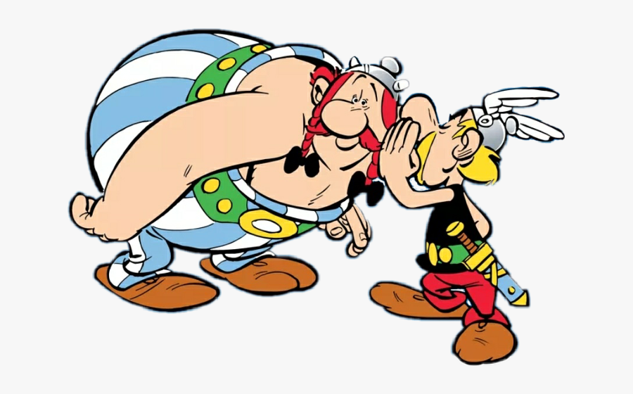 Cartoon Asterix Asterixnobelix Sussurrare Bisbigliare - Cartoon, Transparent Clipart
