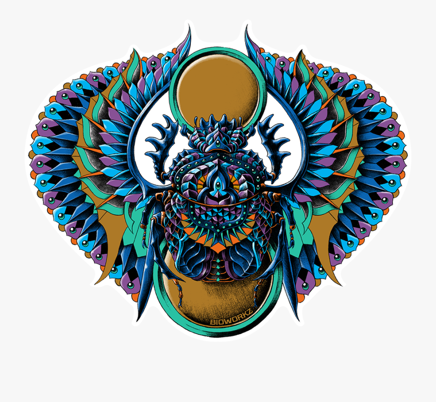 Egyptian Scarab Sticker - Egyptian Scarab, Transparent Clipart