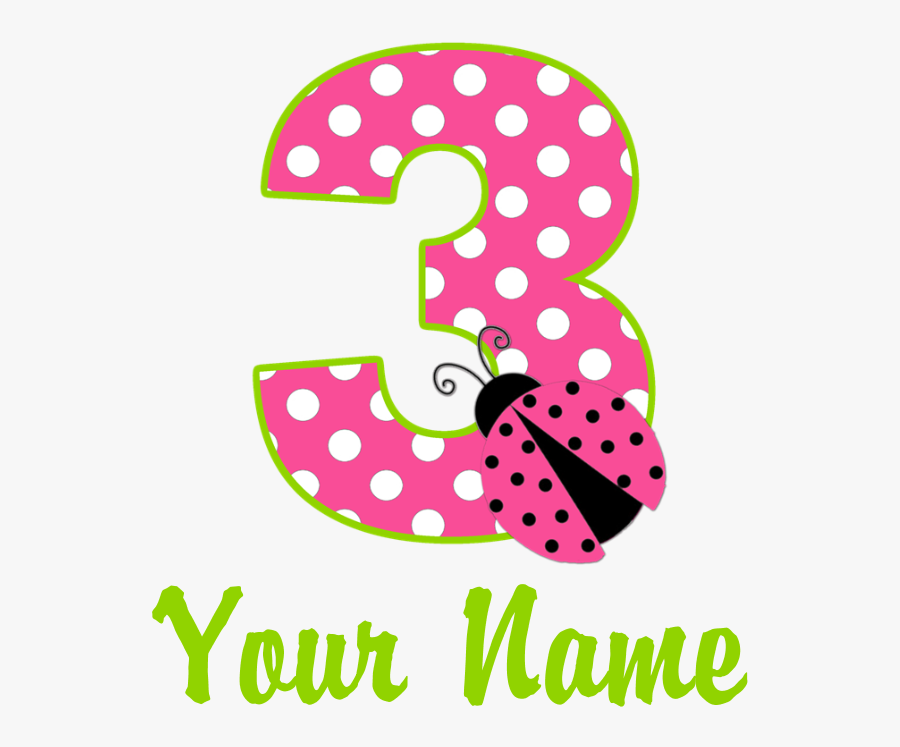 3rd Birthday Ladybug Pink Teddy Bear, Transparent Clipart