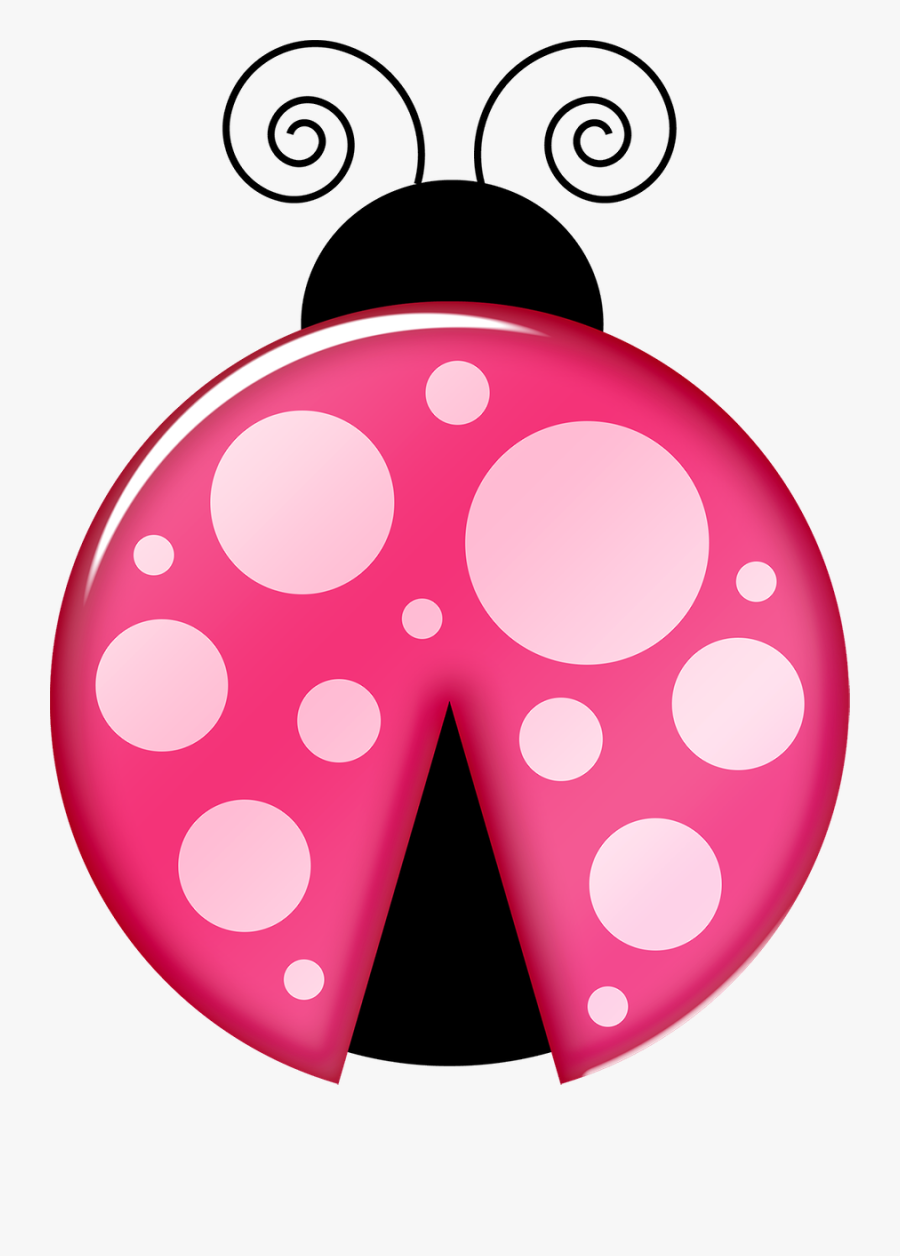Transparent Ladybug Pink - Mariquita Rosada Dibujo, Transparent Clipart
