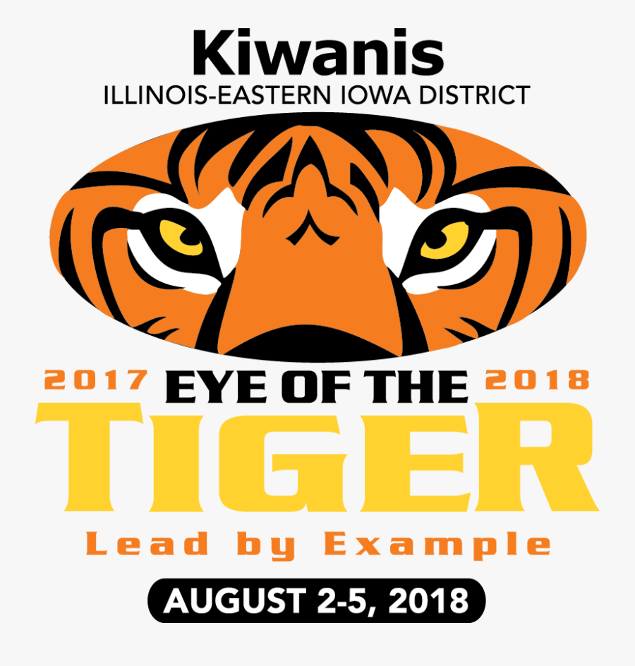 Election Clipart Key Club - Kiwanis Eye Of The Tiger Logo, Transparent Clipart