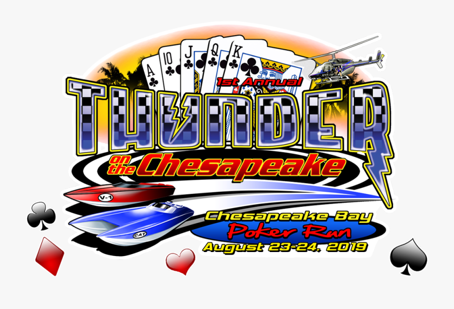 Thunder On The Chesapeake - Royal Flush Of Clubs, Transparent Clipart
