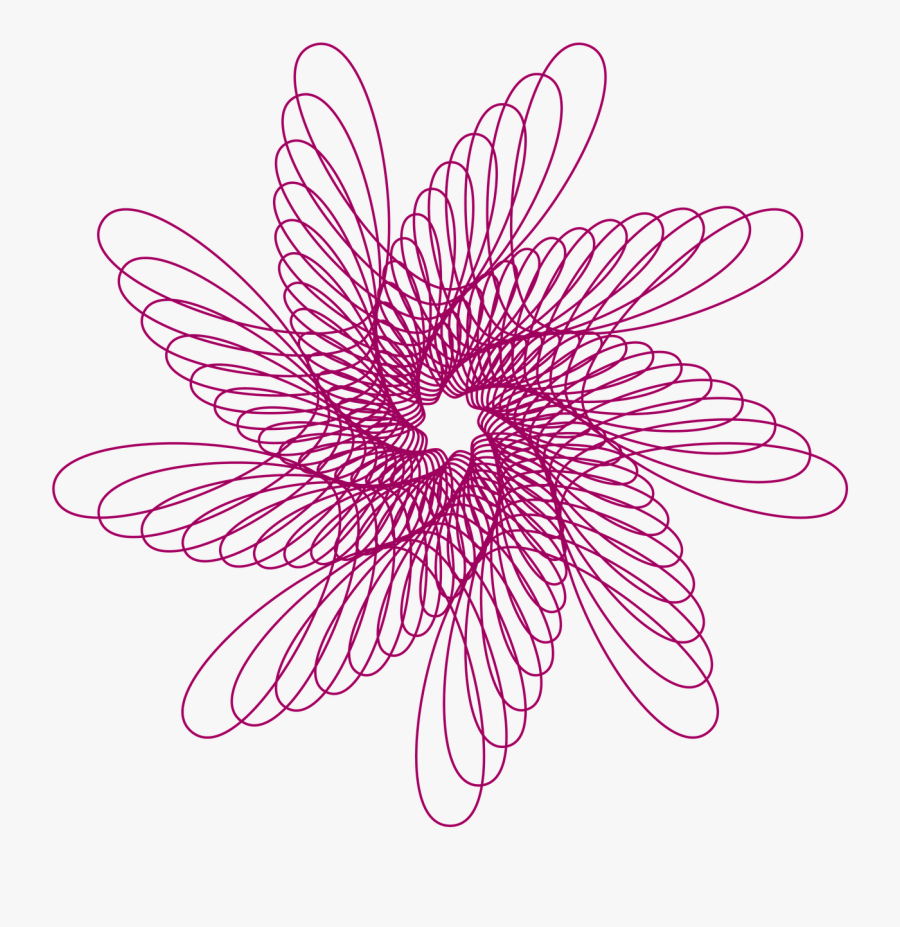 Spirograph, Transparent Clipart