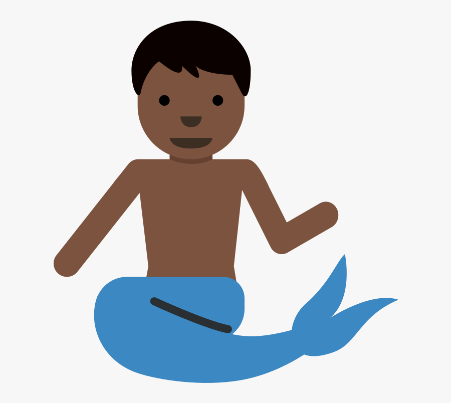 Twemoji2 1f9dc 1f3ff 200d 2642 Fe0f - Mermaid Emoji Copy And Paste, Transparent Clipart