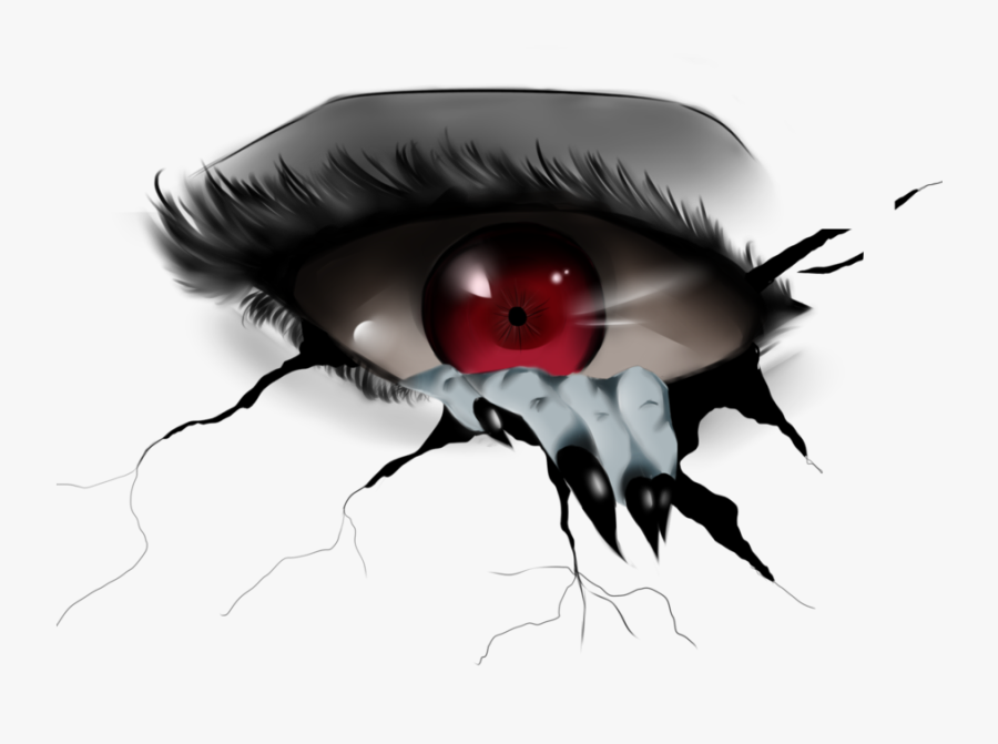 Eye Demon Drawing Devil - Demon Eyes Png Transparent, Transparent Clipart