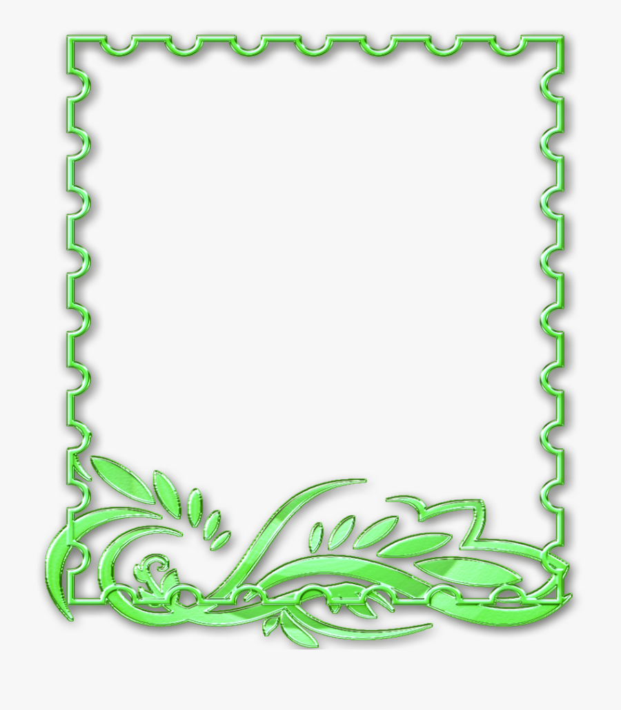 Green Frames And Borders, Transparent Clipart