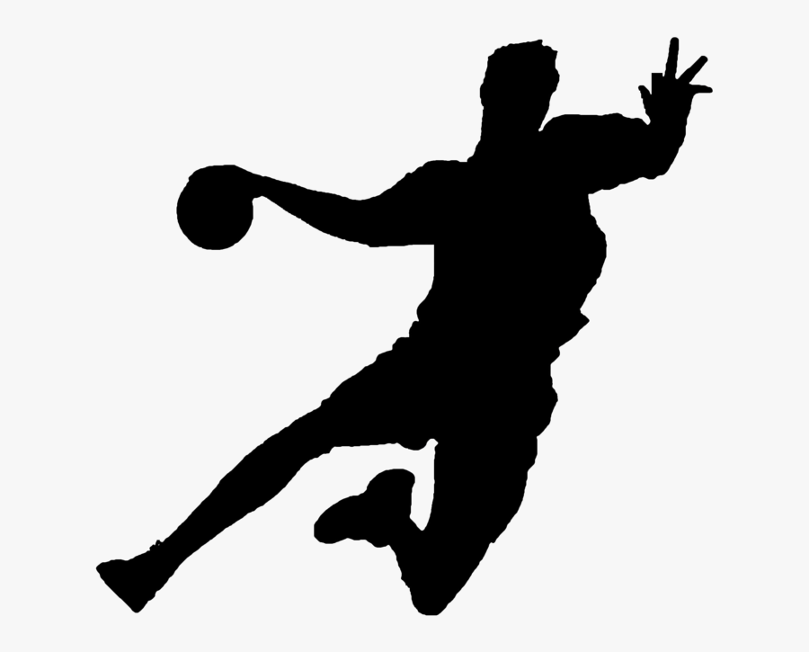 Handball - Silhouette Handball Png, Transparent Clipart