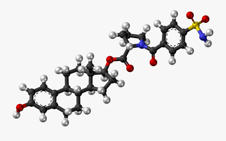 Ec508 Molecule Ball Clipart , Png Download - Estradiol Model, Transparent Clipart
